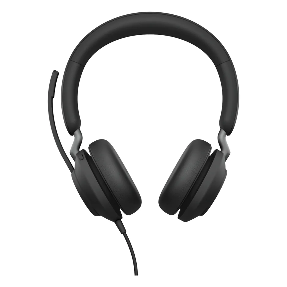 Jabra Jabra Evolve 2 40, Auricular stereo versión UC con aislamiento de ruido, conexión USB-A y indicador de ocupado (Busylight) (24089-989-999)