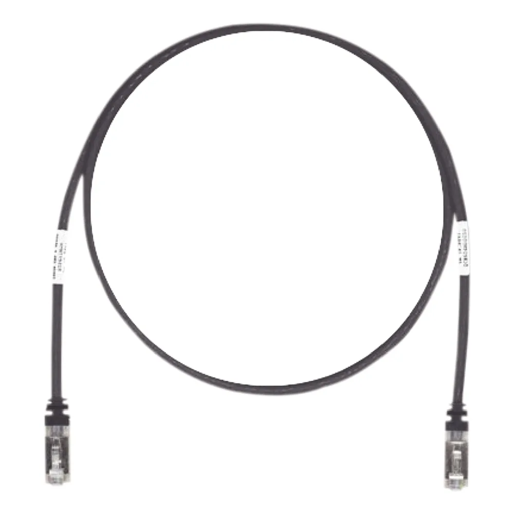 Patch Cord Cat6A, Blindado S/FTP, CM/LS0H, 3.05 Metros (10 Pies), Color Negro