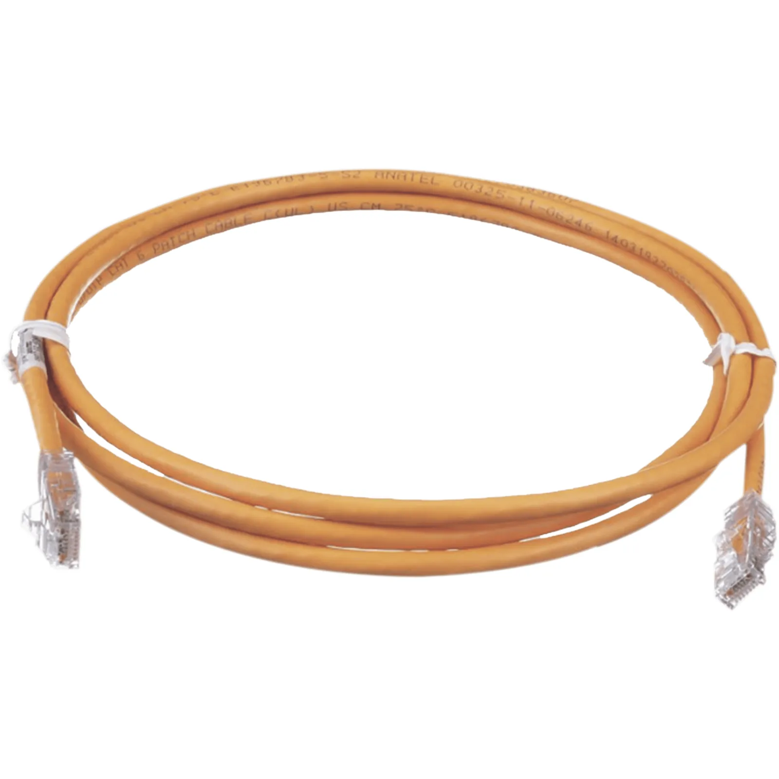 Cable de Parcheo TX6, UTP Cat6, 24 AWG, CM, Color Naranja, 1 Pies
