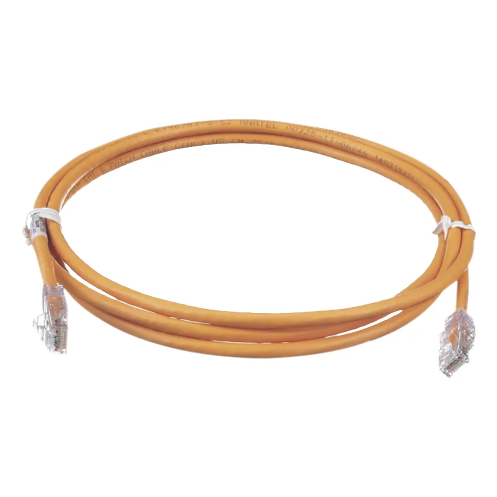 Cable de Parcheo TX6, UTP Cat6, 24 AWG, CM, Color Naranja, 2.13 Metros (7 Pies)