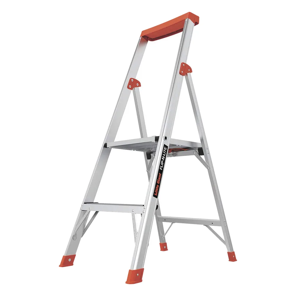 Escalera con 2 peldaños de 1.2 metros de aluminio.