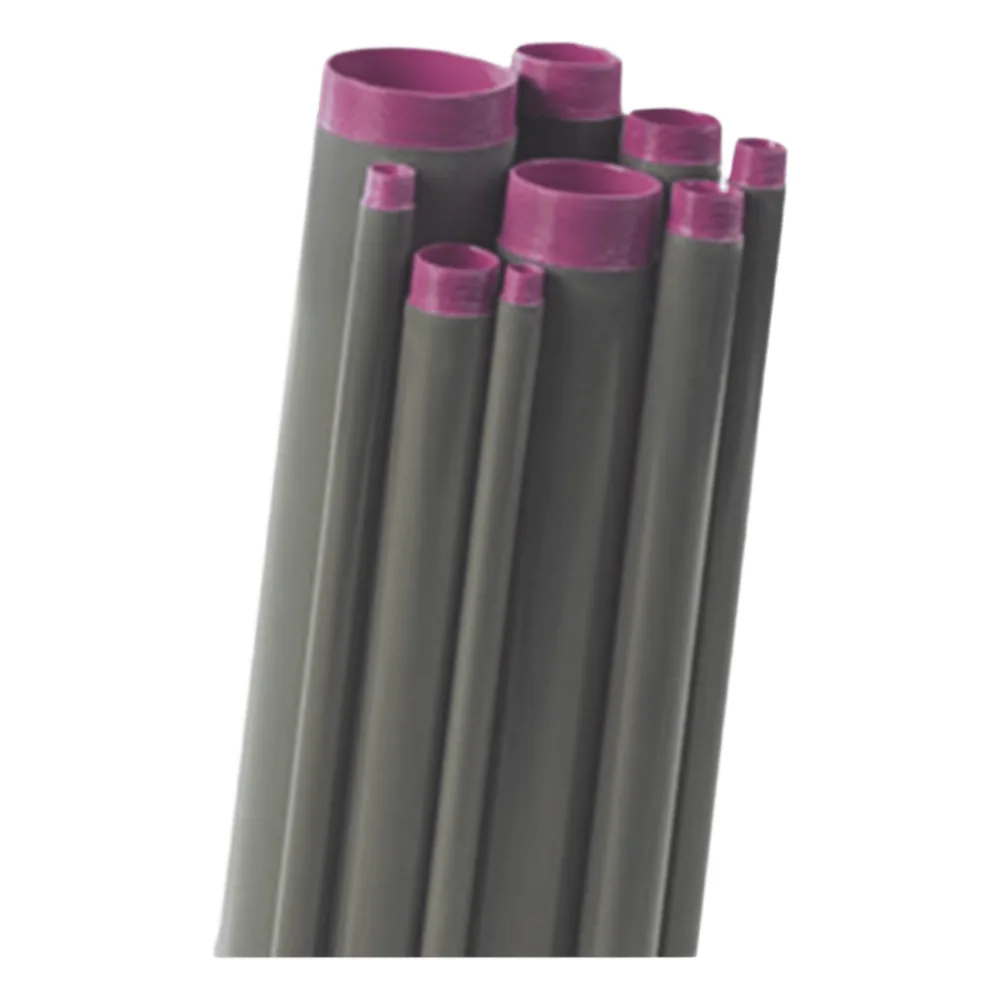 Tubo Conduit rígido de aluminio de 1 1/4” (31.8 mm) con recubrimiento de PVC de 3.05 m con cople.