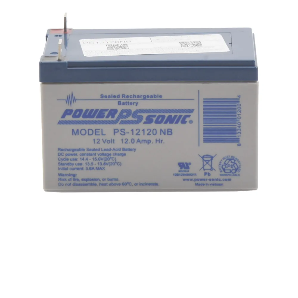 Batería 12V Recargable, 12AH, Para Respaldo, Tecnologías AGM/VRLA, 5 Años Vida Útil, Terminales tipo NB, Reconocida UL , Sin Mantenimiento, Sin Derrames
