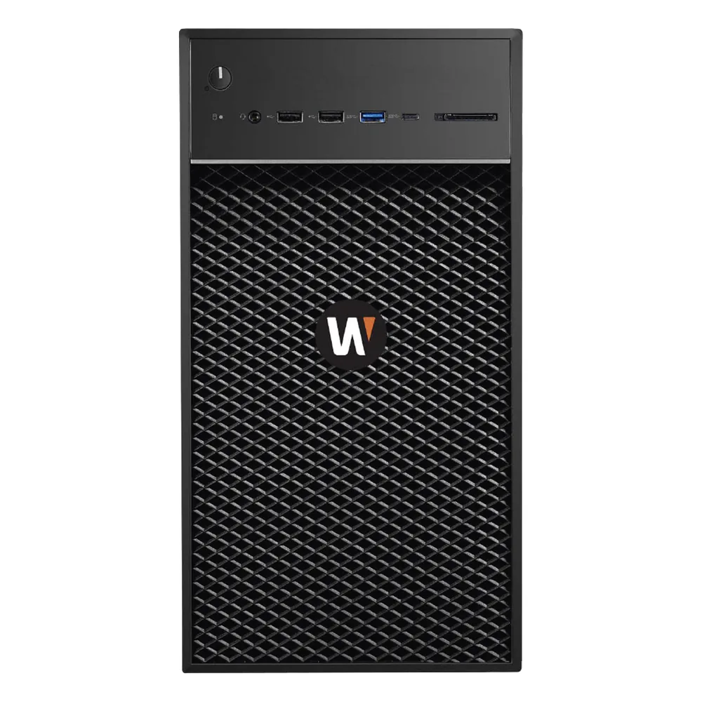 NVR Wisenet WAVE basada en Linux / Incluye licencia WAVE-PRO-04 / 470 Mbps throughput / Incluye 20TB para almacenamiento