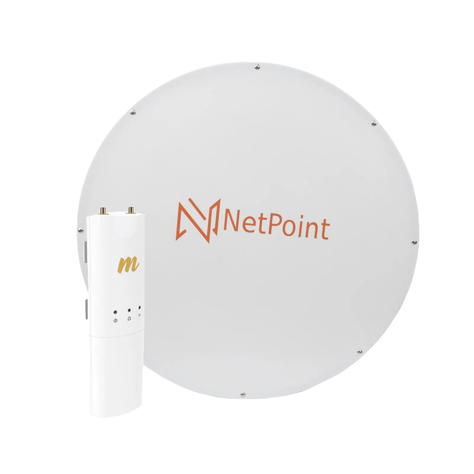 Kit de radio C5C con antena NPX1GEN3 de 30 dBi , Frecuencia (4.9-6.2 GHz), incluye jumper, PoE y cable de alimentación, ideal para distancias de hasta 30km