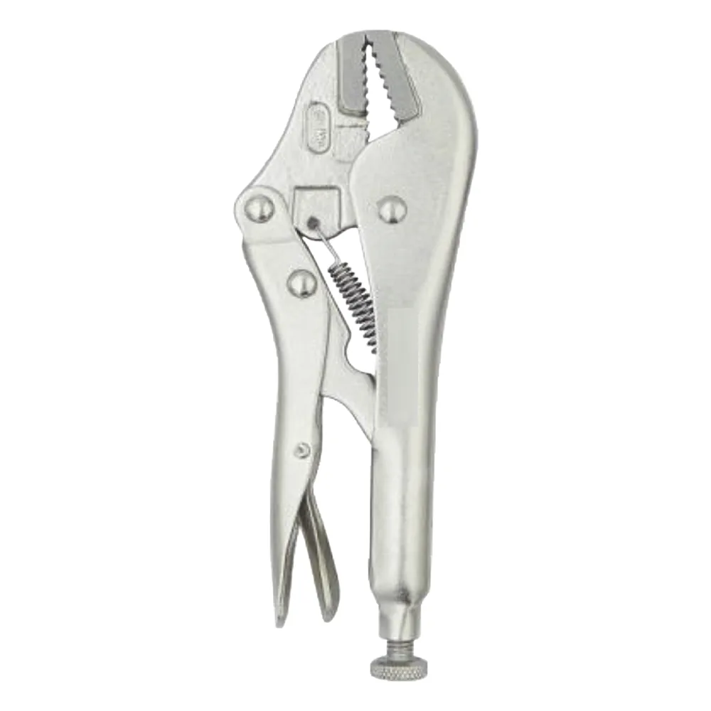 Pinza Perra Ajustable de Mordaza recta 10”. Acero CR-V.