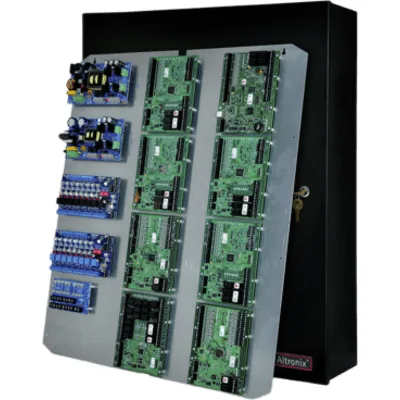 Gabinete Altronix TROVE3 y un backplane extraible TM3