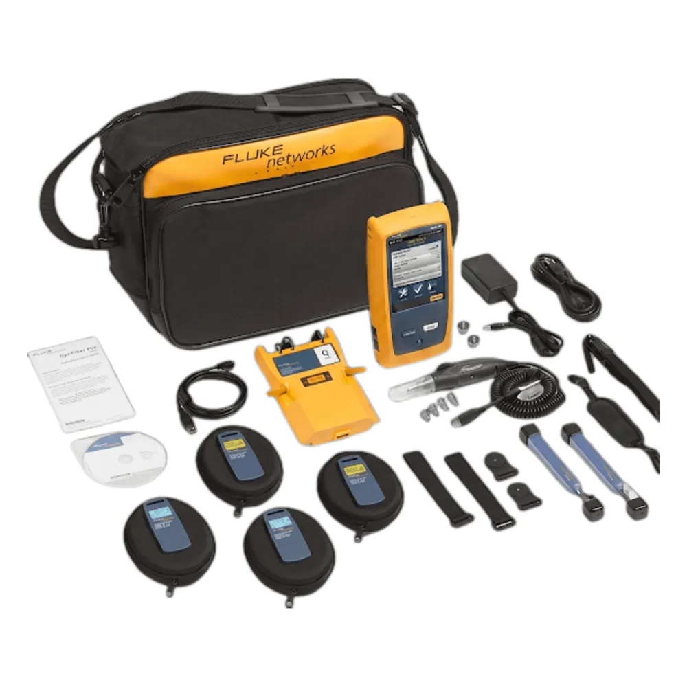 OTDR OptiFiber Pro / Certificación Fibra Óptica Tier 2 / 4 Longitudes de Onda 850-1300-1310-1550 nm / SmartLoop Bi-direccional / EventMap / Wi-Fi Integrado / Inspección Endfaces