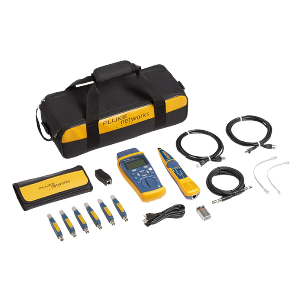 Kit Avanzado de Calificador de Red CableIQ™, para Medición de Capacidades en Redes 10/100/1000 Base-T, y Compatibilidad con VoIP, Datos y Vídeo