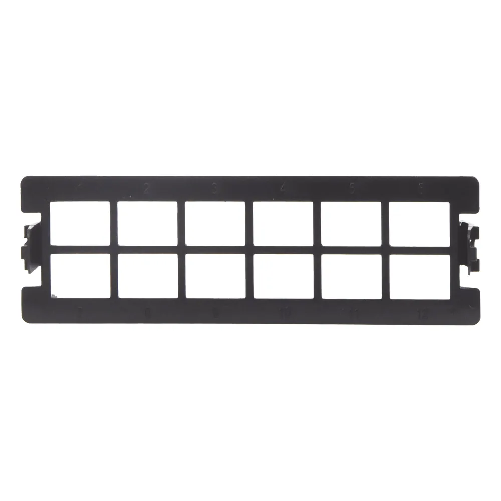 Placa Acopladora Vacía para Distribuidor de Fibra Óptica LP-ODF-8024, Acepta 12 Acopladores SC Simplex o 12 Acopladores LC Duplex, Color Negro