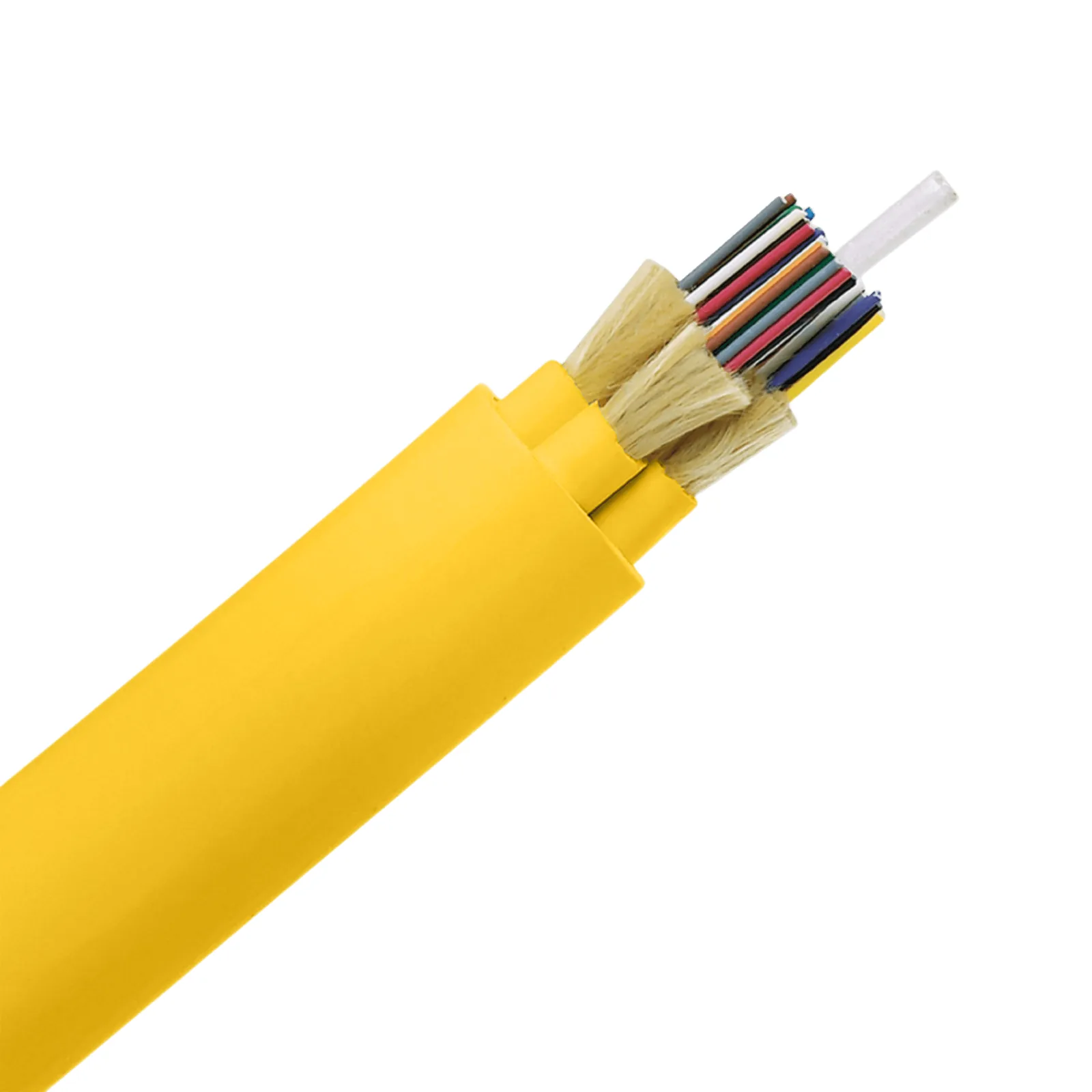 Cable de Fibra Óptica de 48 Hilos, Monomodo OS2 9/125, Interior, Tight Buffer 900um, No Conductiva (Dieléctrica), OFNR (Riser), Precio Por Metro