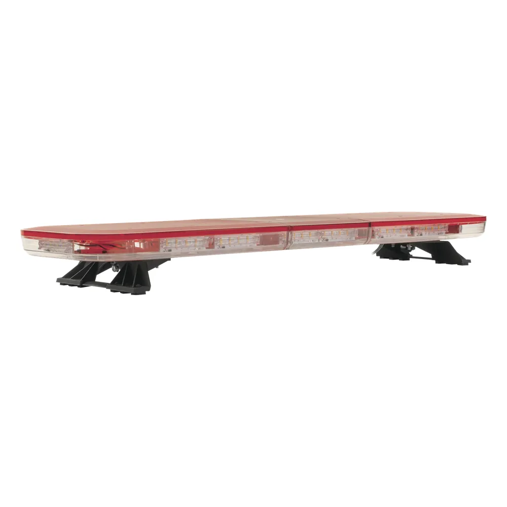 Barra de luces LED de 47", 108 LED, con control de tráfico en color ámbar, dual color rojo/claro, ideal para equipar ambulancias y unidades de bomberos