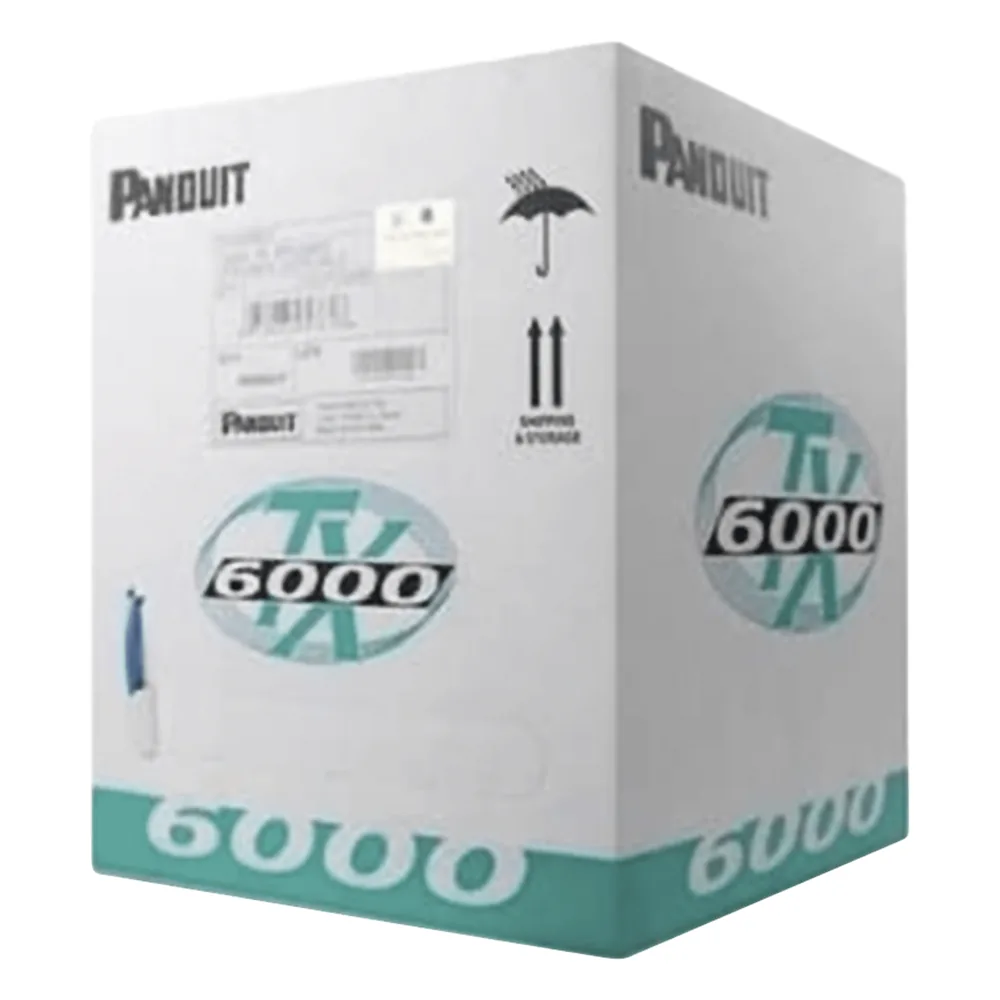 Bobina de Cable UTP 305 m. de Cobre, TX6000™ PanNet, Reelex, Verde, Categoría 6 Mejorado (23 AWG), PVC (CM), de 4 pares