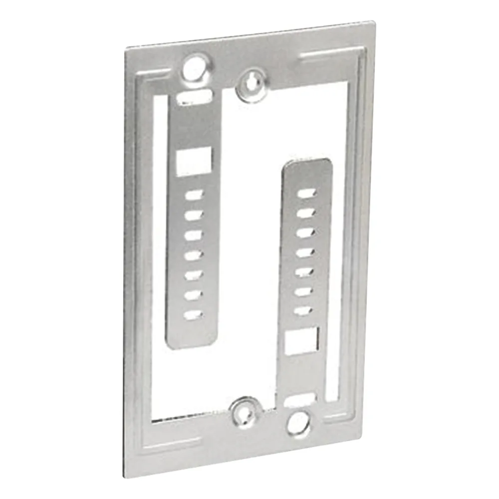 Soporte de Baja Tensión Galvanizado, Para una Placa de Pared, Instalación Con Tornillo, Paquete de 100 Piezas