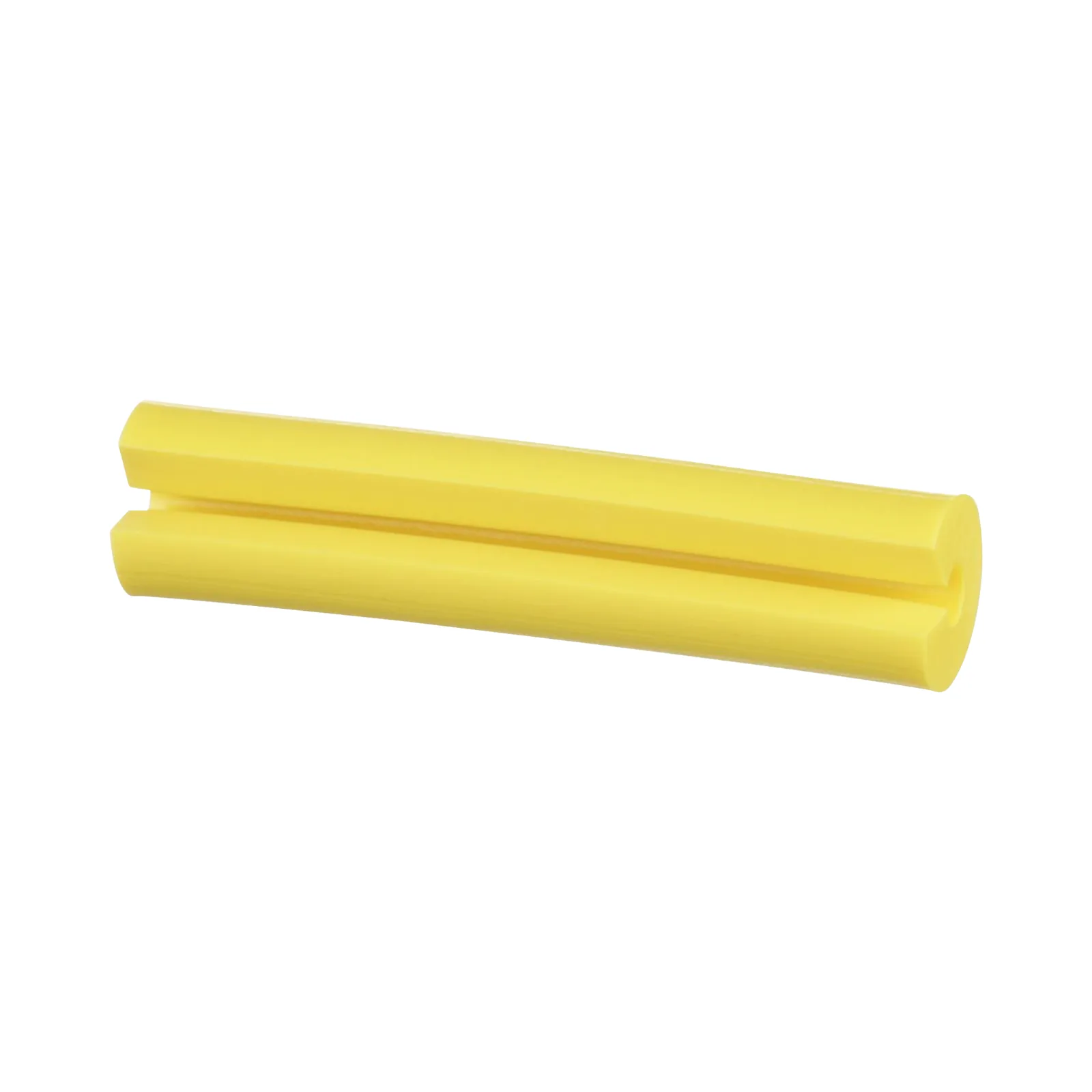 Manguito Porta Etiquetas de Identificación, Para Fibra Simplex de 2 mm, 0.08 Pulgadas (2 mm) de Largo, Color Amarillo, Paquete de 100pz