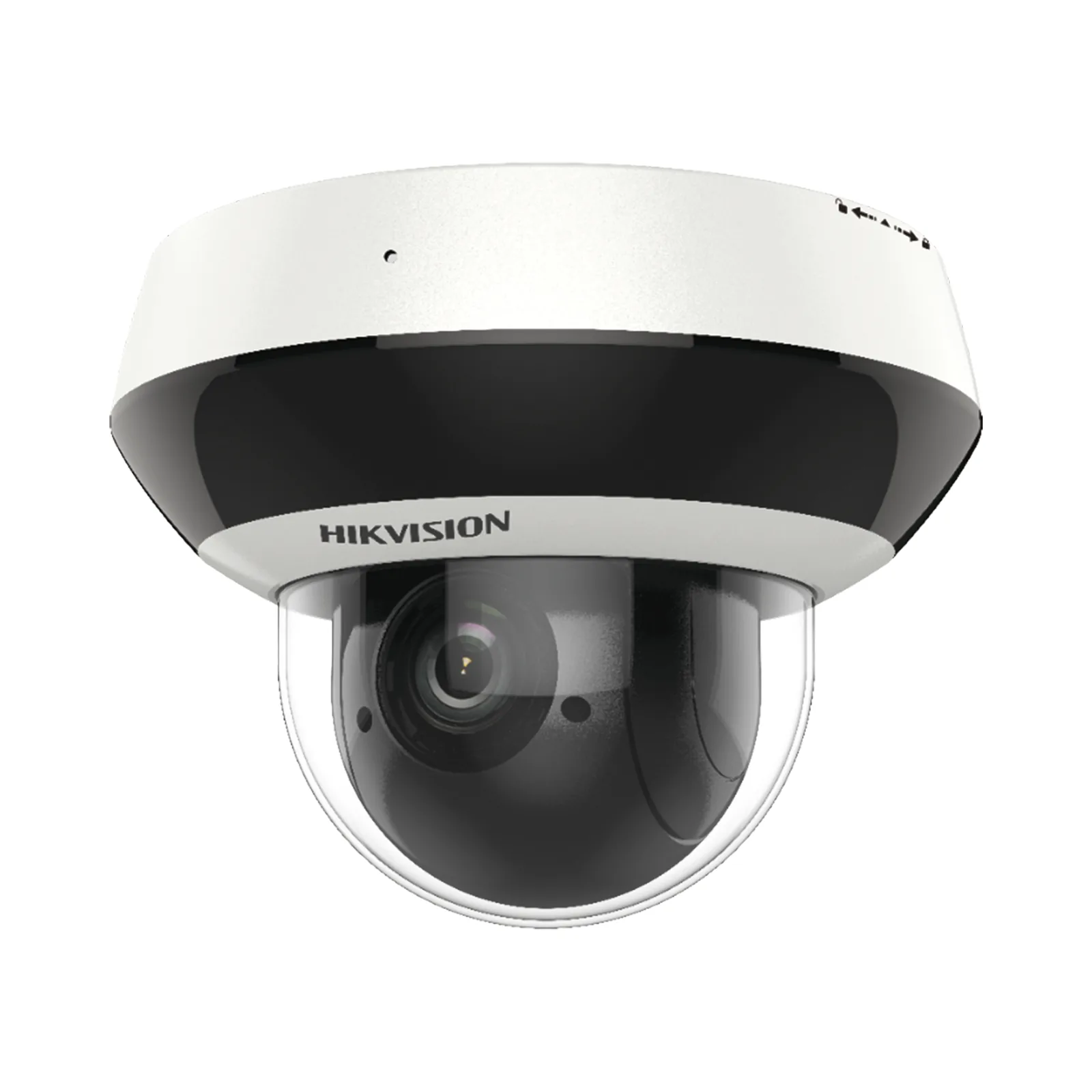 Mini Domo PTZ IP 2 Megapixel / 4X Zoom / H.265+ / 20 mts IR EXIR / WDR / PoE / IK10 / Exterior IP66 / Ultra Baja Iluminación / Micrófono Integrado / PoE