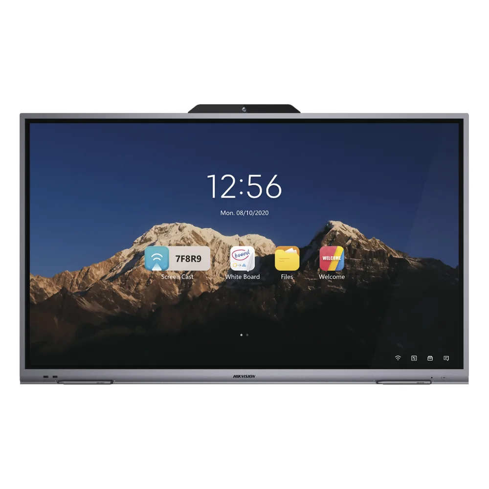 Pantalla Interactiva Touch de 65" Android 8.0 / Cámara Web 8 MP / Resolución 4K / Bocinas Integradas / Entradas HDMI y VGA / Incluye 2 Lápices para Escribir