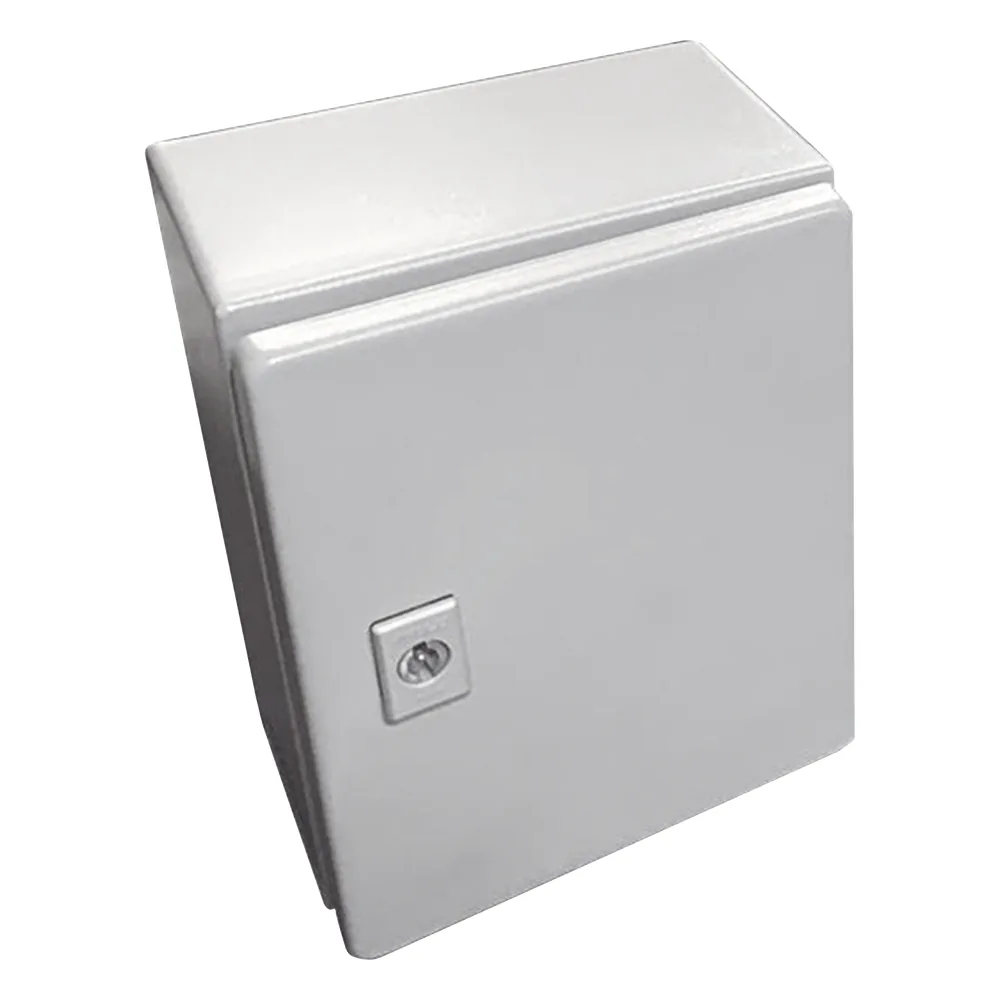 Gabinete de Acero, Nema 4-IP 65 de 80 x 100 x 30 cm con Platina.