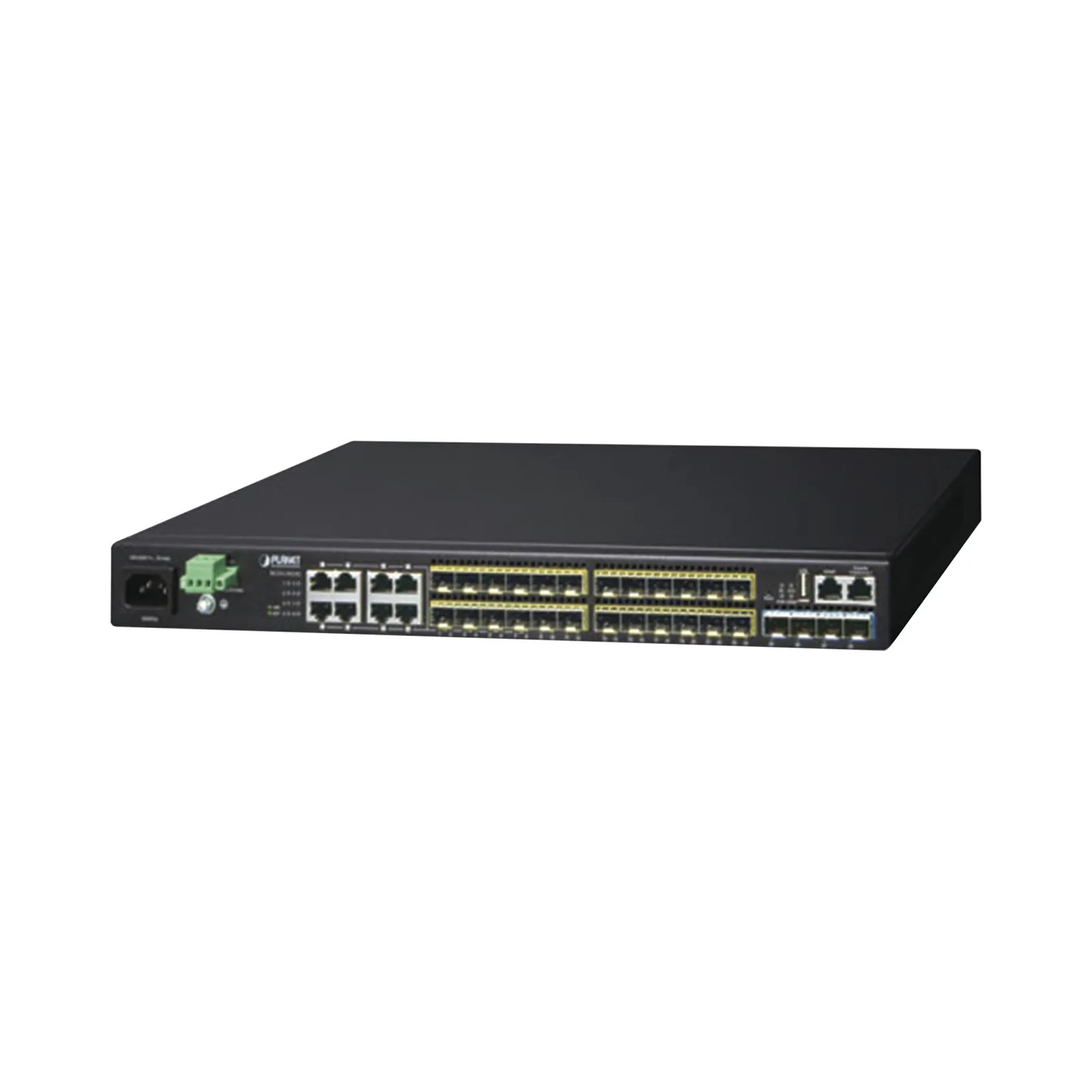 Switch Core Capa 3, 24 Puertos SFP 100/1000X, 8 Puertos Compartidos Gigabit Ethernet, 4 Puertos SFP de 10 Gbps
