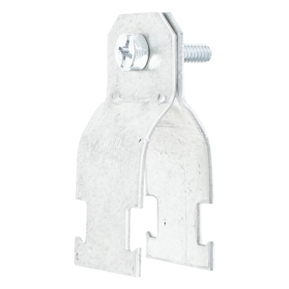 Abrazadera Unicanal para Conduit Pared Gruesa y PVC de 1" (25 mm).