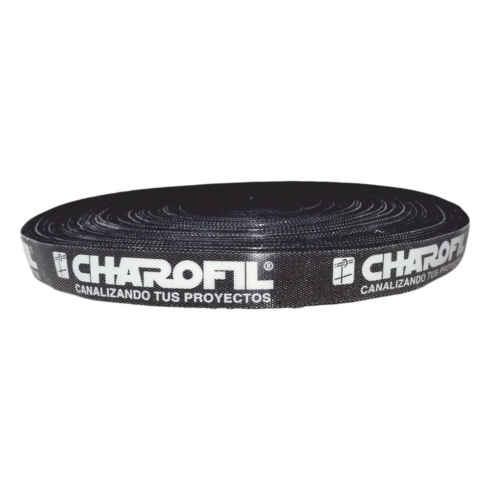 Rollo de Cinta Strap, 20 mm de Ancho, 25 metros de Largo, Color Negro