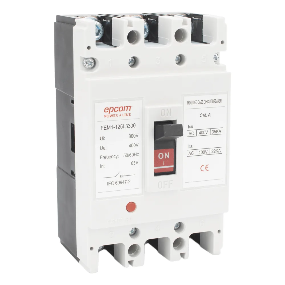 Protección Térmica/ Interruptor 3P, 20A, Corriente Alterna 690 V CA Trifásica.