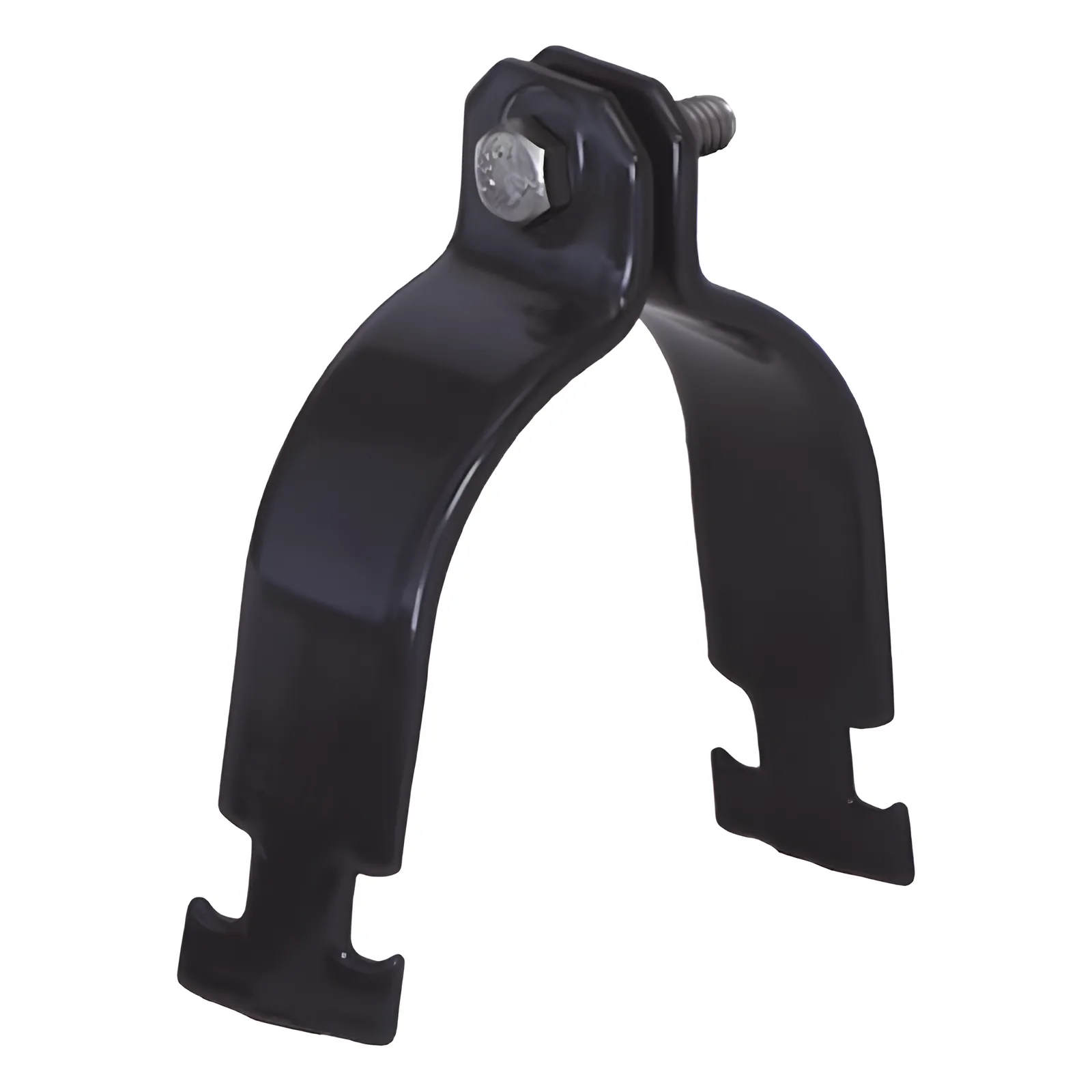 Abrazadera Unicanal con Recubrimiento de PVC de 3/4" (19 mm).
