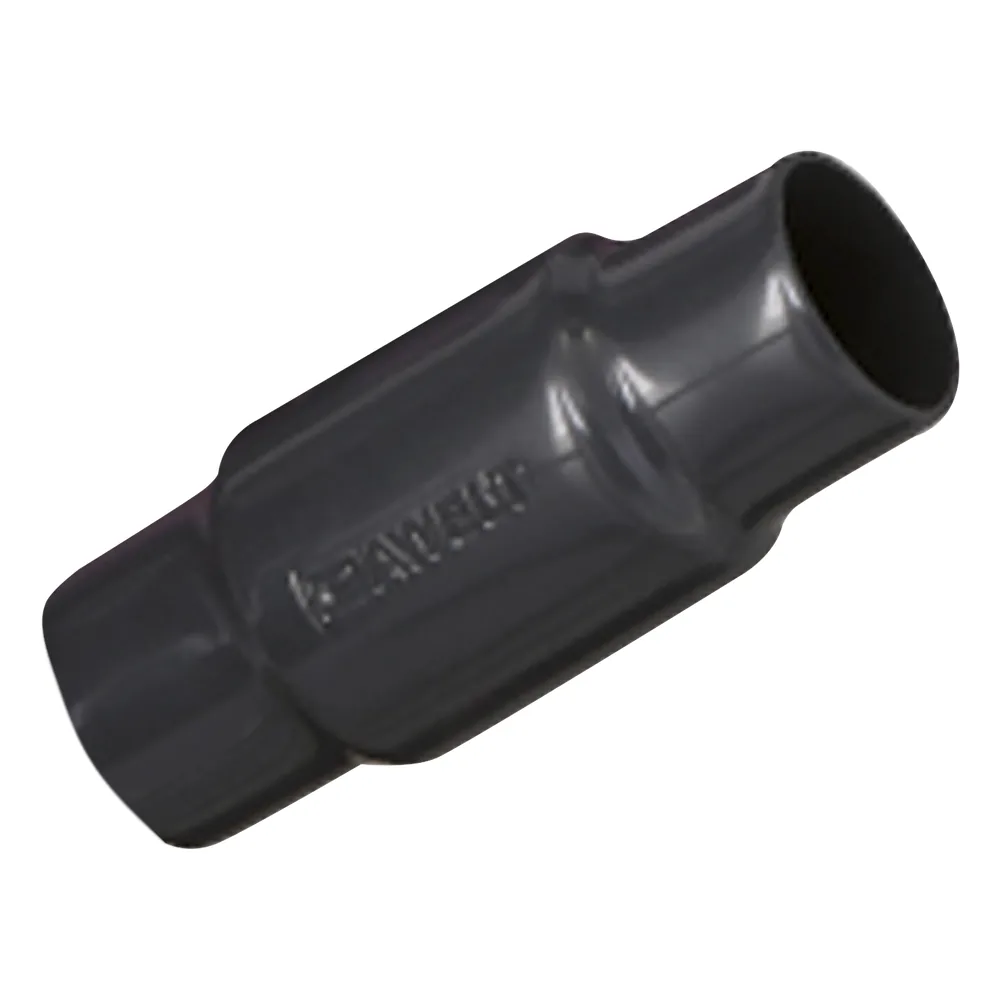 Cople de Aluminio con Recubrimiento Exterior de PVC de 1 1/2" (38 mm) / Interior de Uretano Purpura.