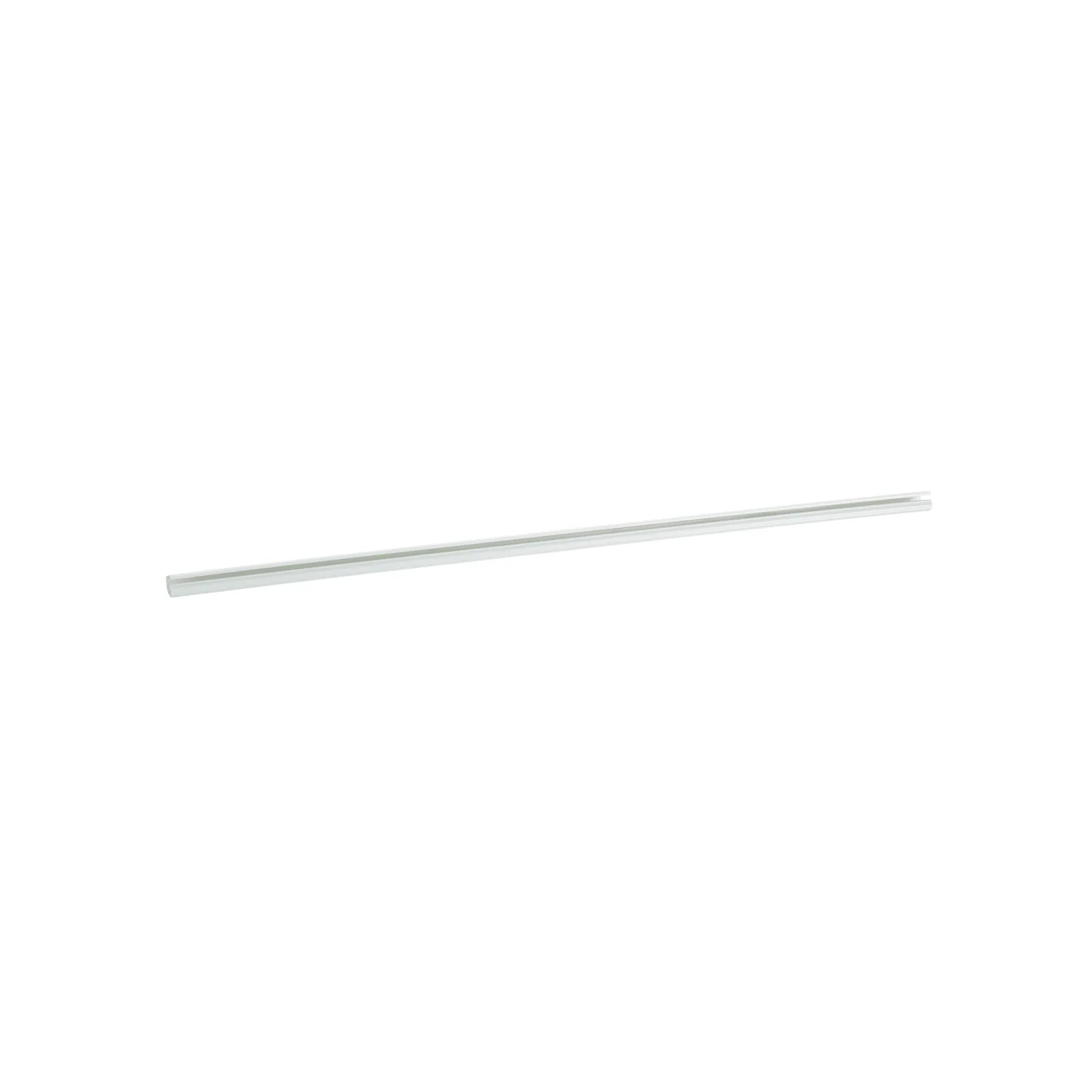Canaleta LD3 de PVC rígido, con cinta adhesiva para instalación sin herramientas, 19.6 x 12 x 1828.8 mm, Color Blanco