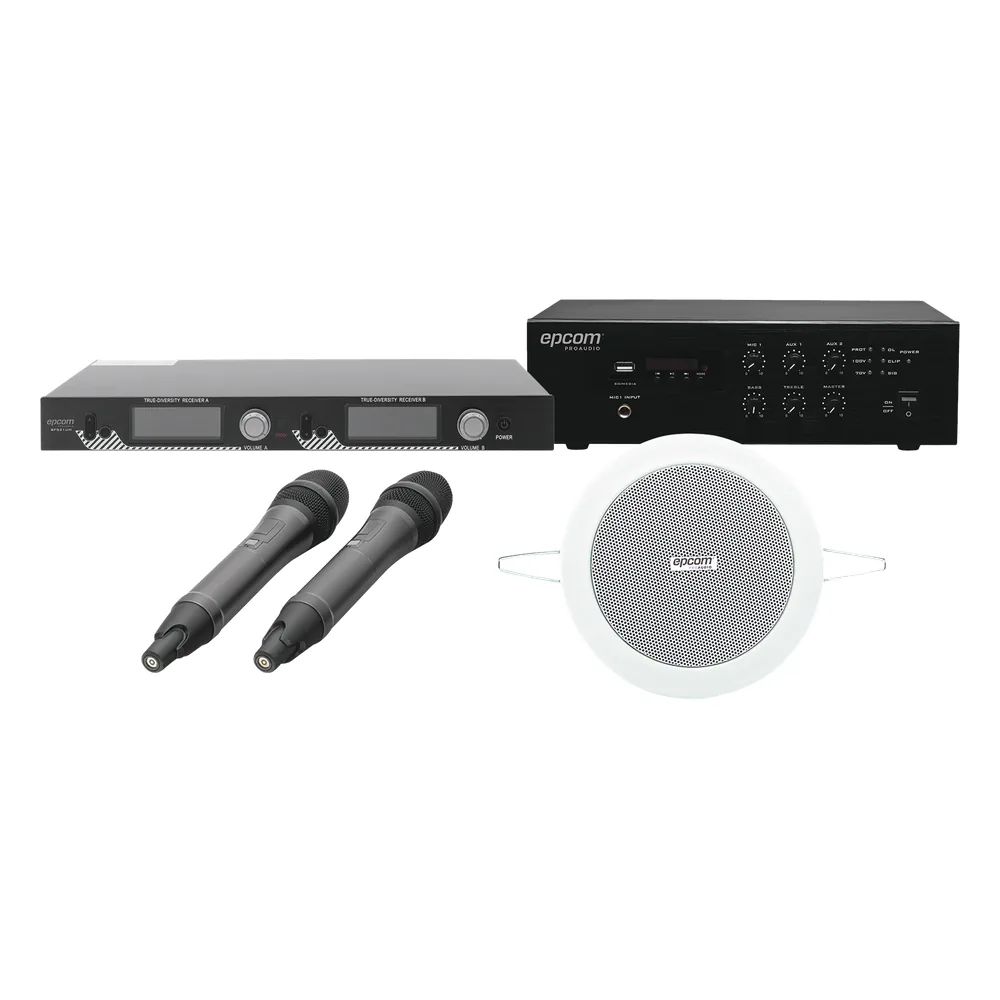 KIT IDEAL PARA SALAS DE CONFERENCIAS 1 SFB120 + 1 SF521UH + 4 SF104GD