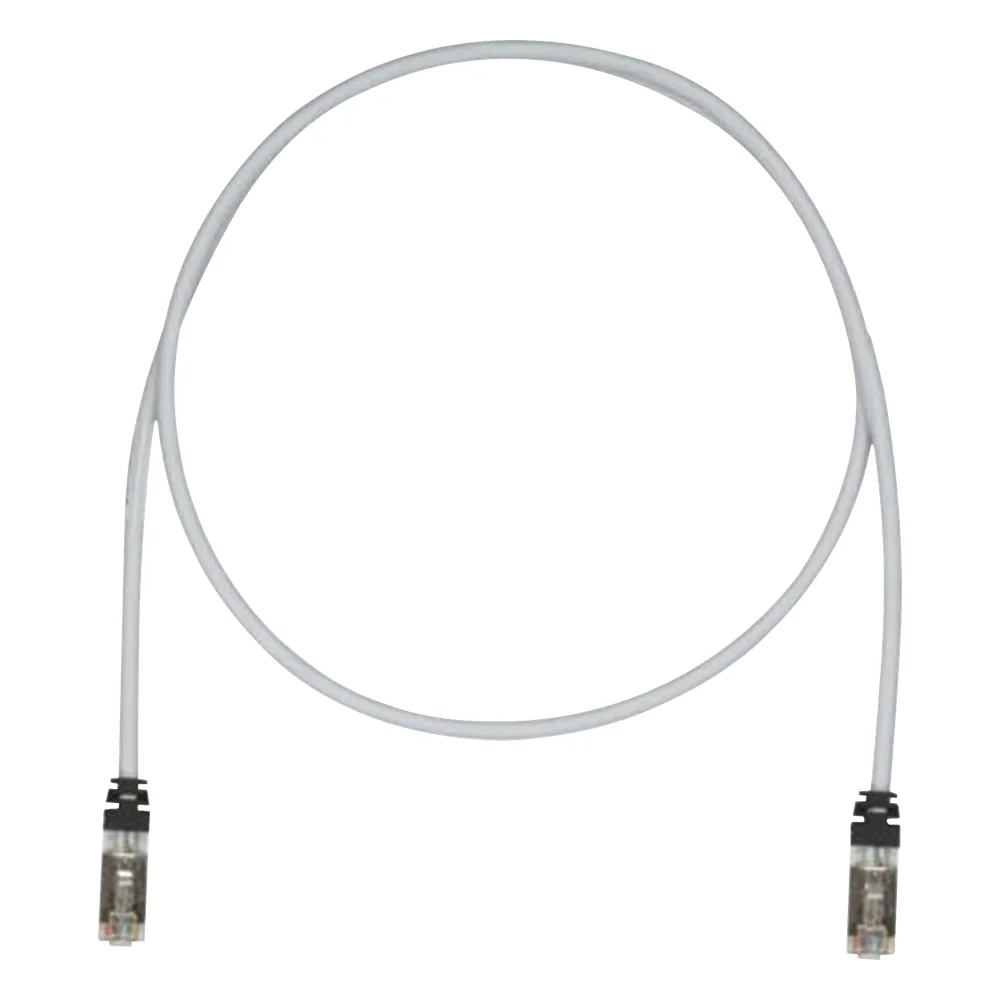 Patch Cord Cat6A, Blindado S/FTP, CM/LS0H, 5.18 Metros (17 Pies), Color Gris