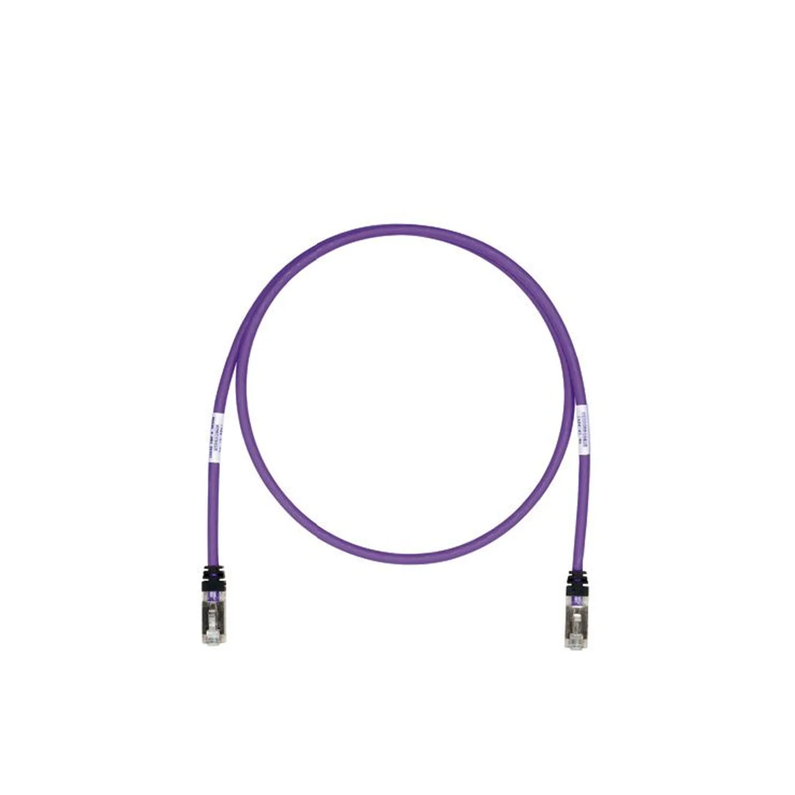 Patch Cord Cat6A, Blindado S/FTP, CM/LS0H, 6.1 Metros (20 Pies), Color Violeta