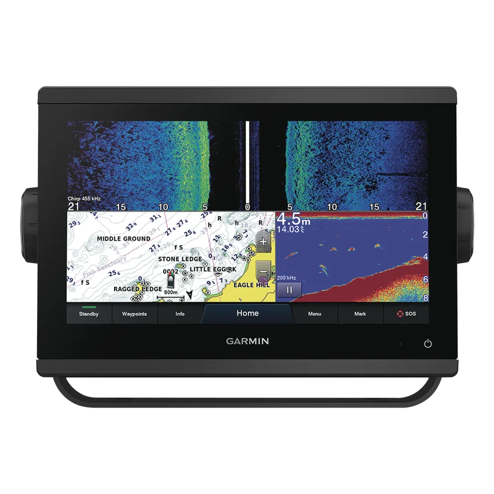GPSMAP® 923xsv ecosonda de 9" SIDEVÜ, CLEARVÜ y CHIRP tradicional. no incluye transductor.