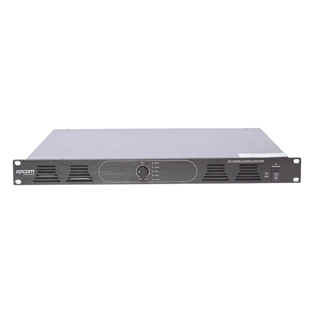 Amplificador de Audio Reforzador | 1 canal | 500w | Clase D | Salida 100V / 4-16&Omega; | Montaje en rack