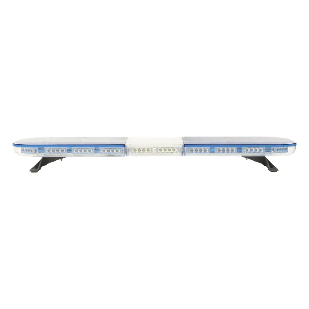 Barra de luces de 47" azul, 88 LED, con control de tráfico en color azul, ideal para equipar unidades de seguridad pública