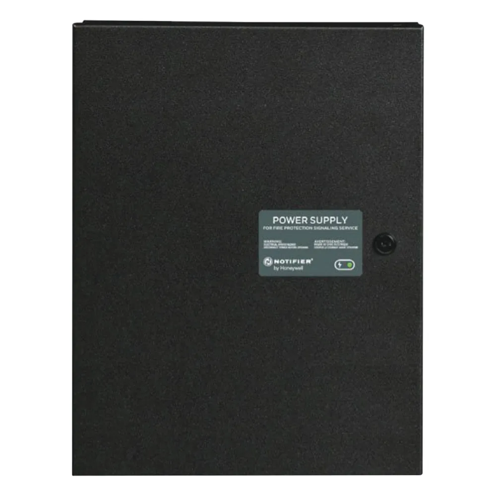 Fuente de alimentación remota y cargador de batería / 10 amperes / 24 Vcc / 7 circuitos de salida NAC o auxiliar / gabinete metálico con cerradura / serie PS de NOTIFIER
