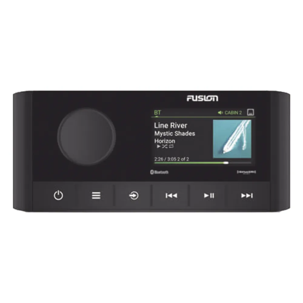Estéreo marino Fusion serie RA210, con pantalla a color de 2.7" conexión AM/FM, Bluetooth, USB, iPhone