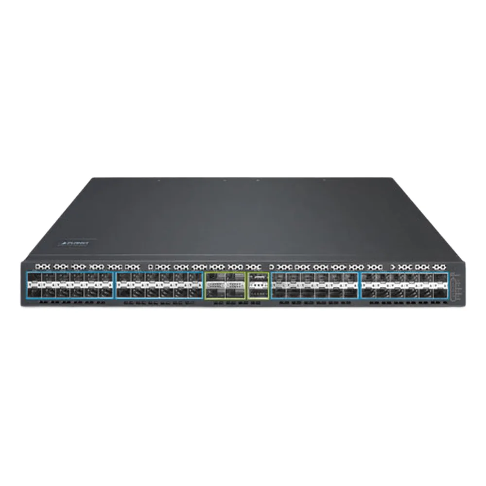Switch Administrable Stacking Capa 3 de 48 puertos SFP de 10G+, 2 Puertos QSFP+ de 40G, 4 Puertos QSFP28 de 100G, Capacidad de Conmutación de Hasta 1.92Tbps