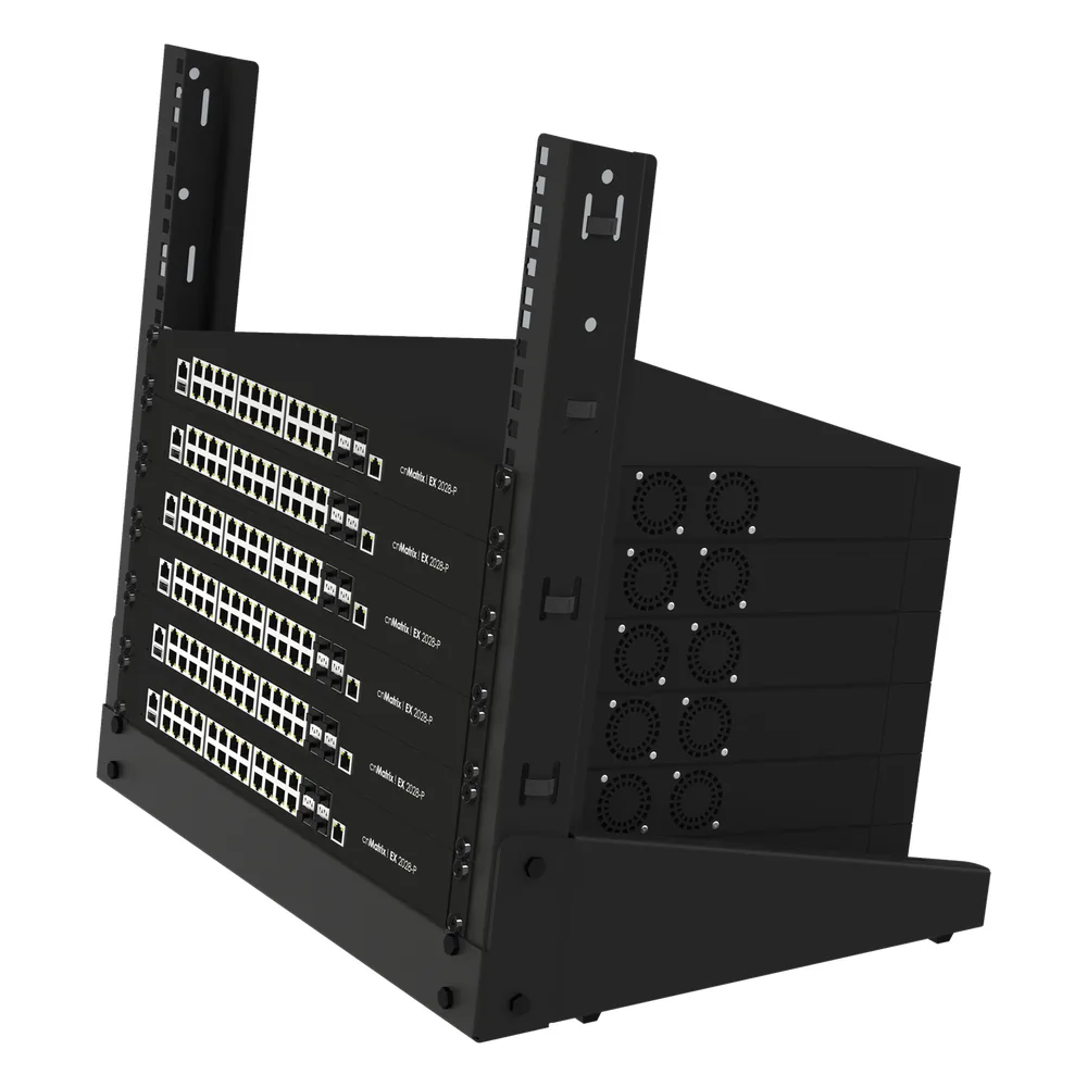 Rack de 19", 9 UR, Para Uso en Mesa. Ideal para Instalaciones, Temporales / Pruebas / Exhibición