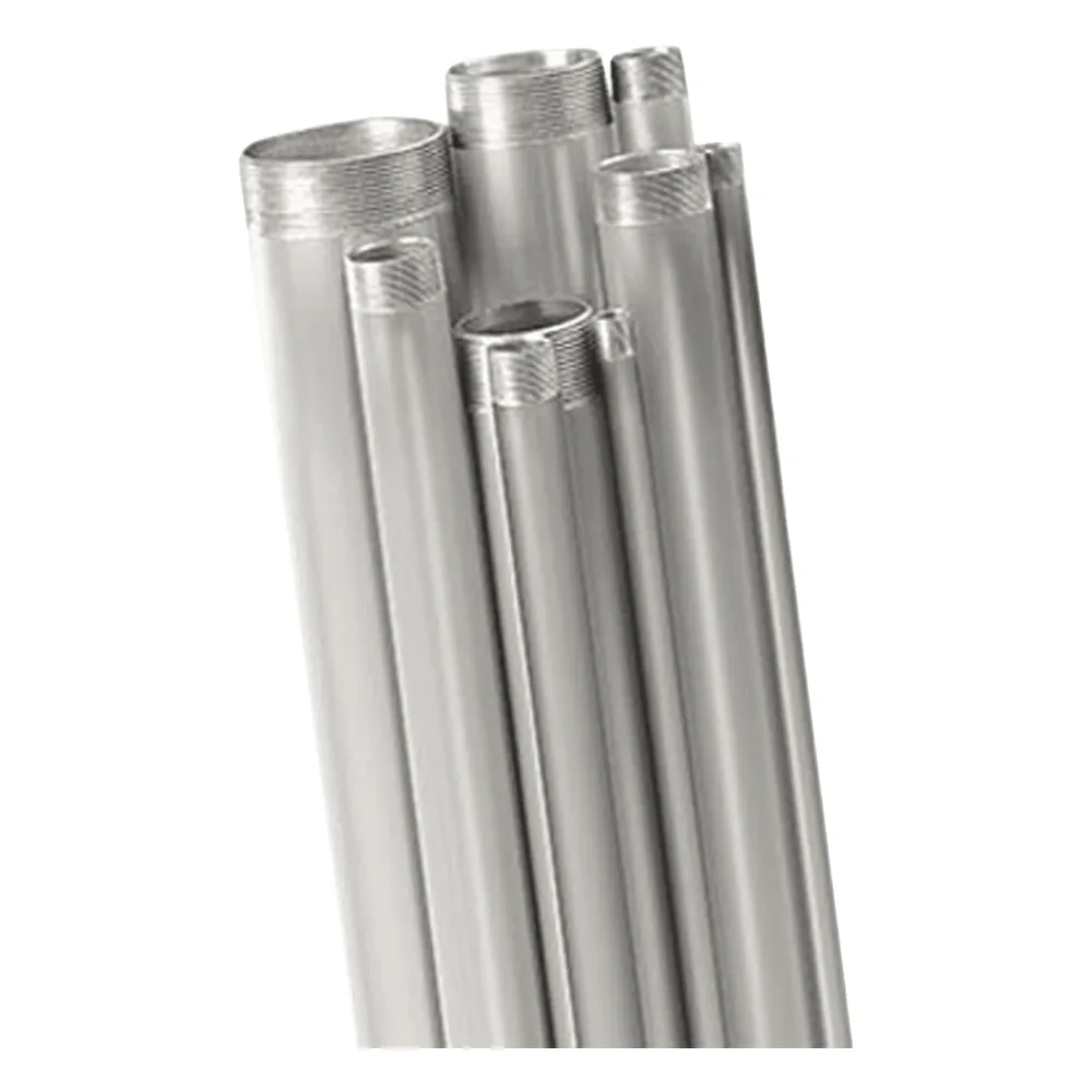 Tubo conduit rígido de aluminio de 3” (76.2 mm) de 3.05 mts con cople.