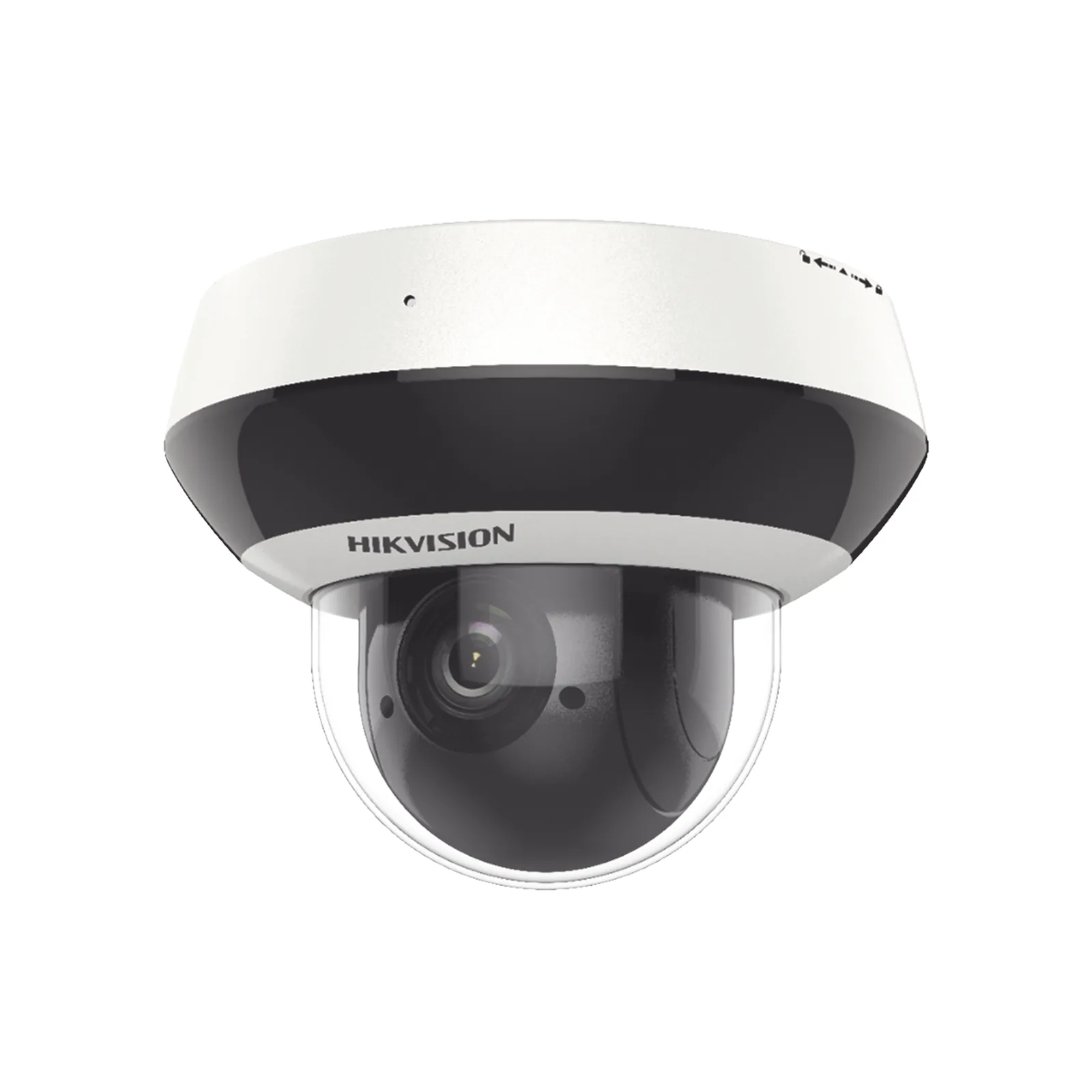 Mini Domo PTZ IP 2 Megapixel / 4X Zoom / H.265+ / 20 mts IR EXIR / WDR / PoE / IK10 / Exterior IP66 / Ultra Baja Iluminación / Micrófono Integrado / PoE / microSD