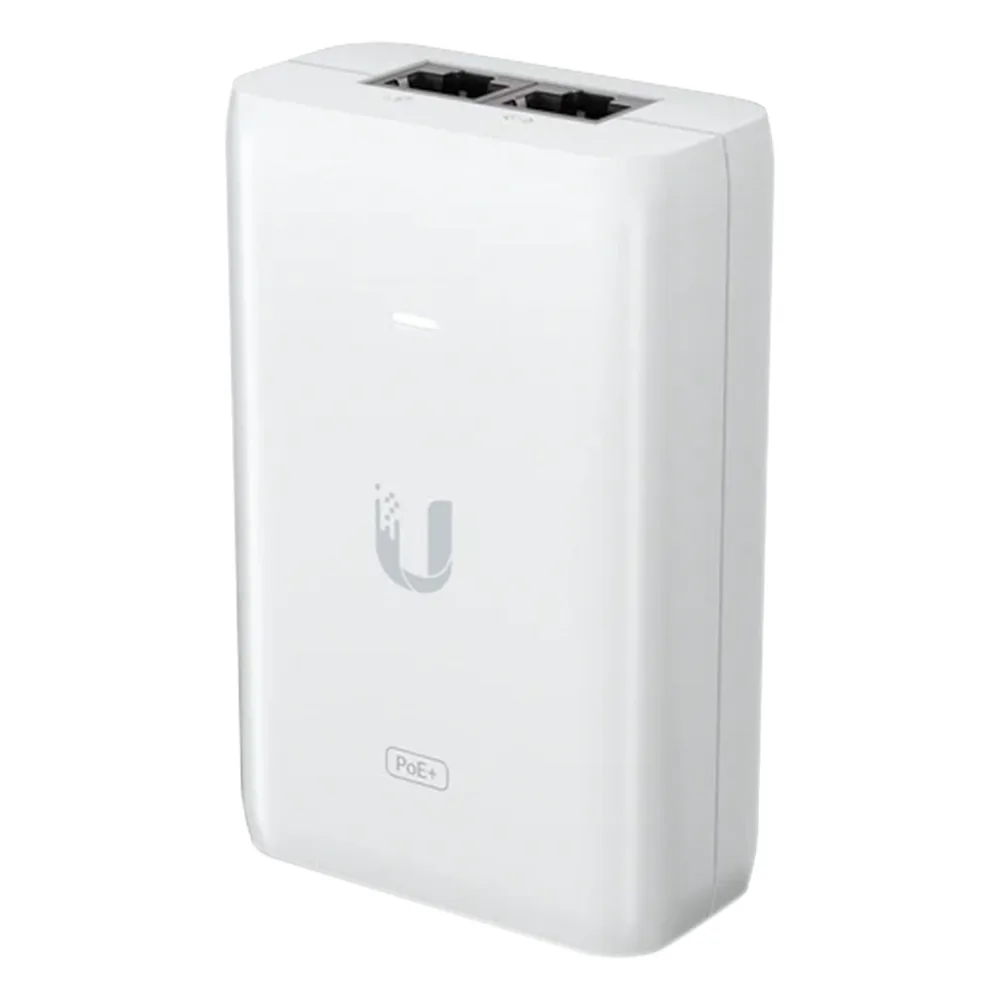 Adaptador PoE Ubiquiti (48 VDC, 0.65A) puerto Gigabit, ideal para equipos UniFi