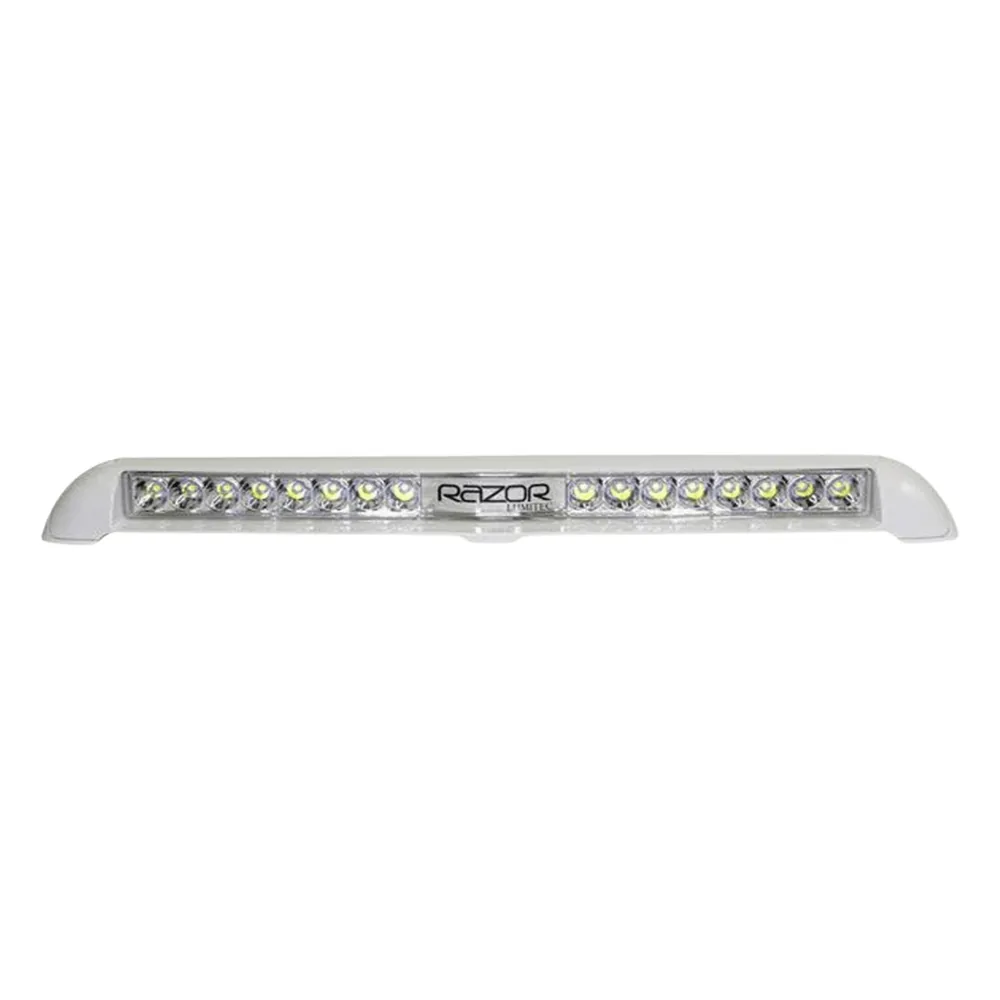 Barra de luces led color blanco serie Razor, de 10000 lúmenes, fabricado bajo norma de protección IP67.
