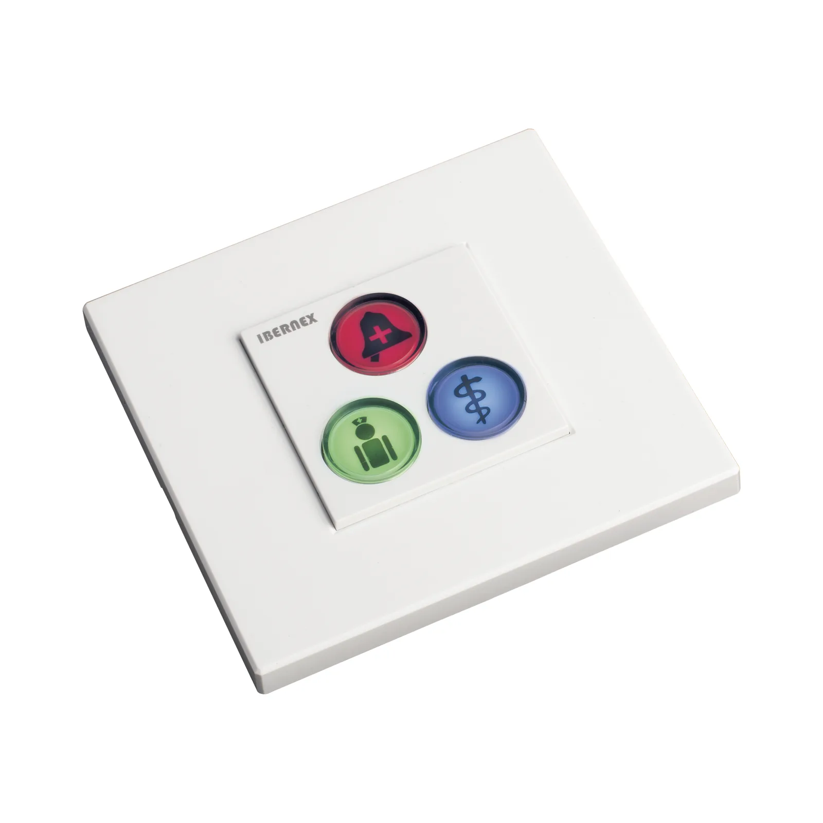 Modulo de 3 Botones iluminados con Lector RFID 125 KHz / Alarma / Cancelar y Código Azul / BUS RS485 / Compatible con NX0019/B, NX1021 y NX0015