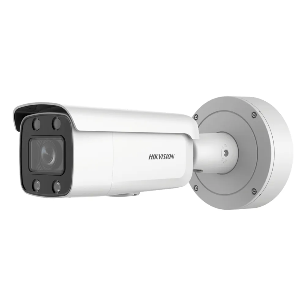 Bullet IP 4 Megapixel / Imagen a Color 24/7 / Lente 3.6 - 9 mm / Luz Blanca 60 mts / WDR 130 dB / Exterior IP67 / Captura Facial / Videoanaliticos (Filtro de Falsas Alarmas) / MicroSD / ACUSEARCH