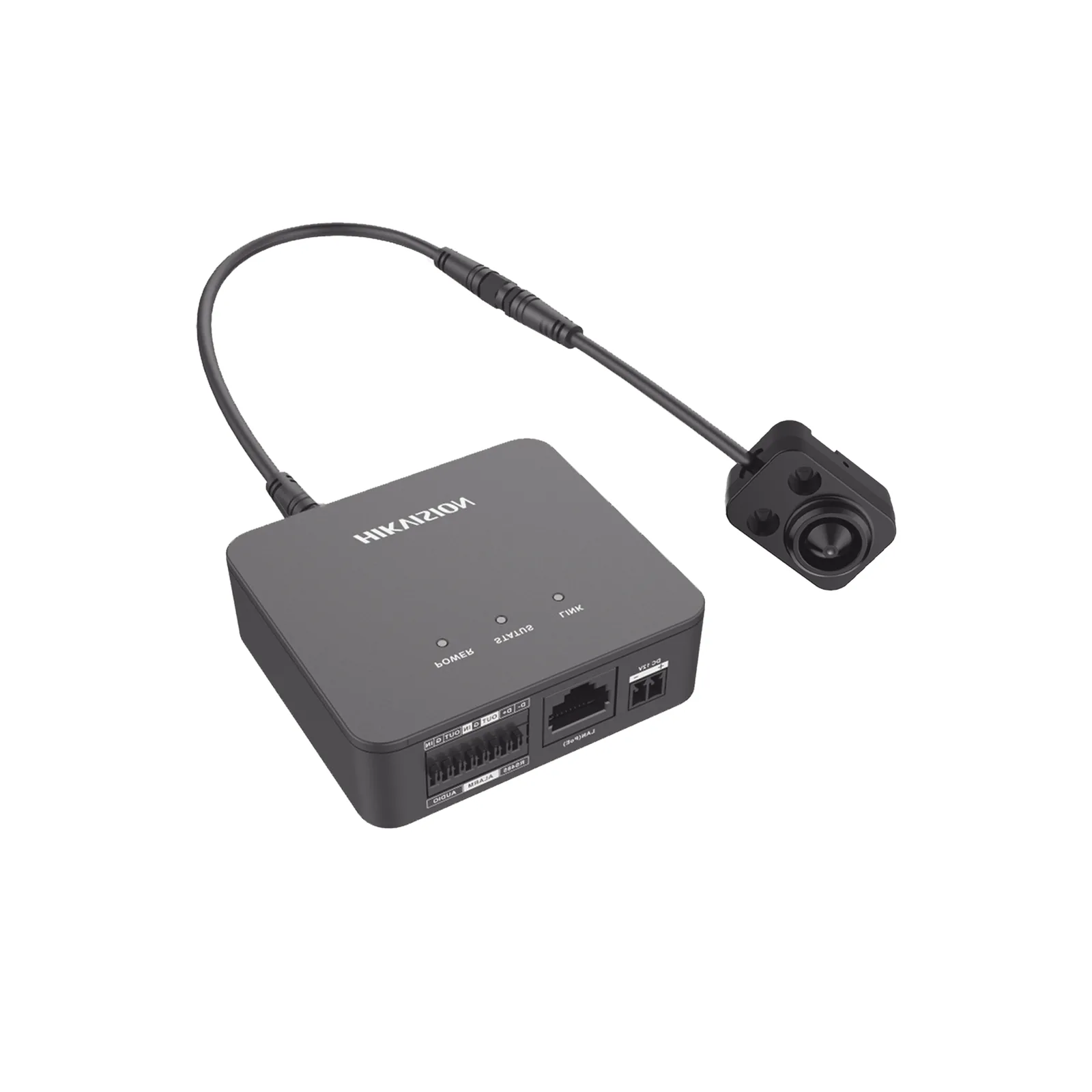 Pinhole IP 2 Megapixel / Lente 3.7 mm / 2 Mts Cable / PoE / Ideal para Cajeros Automáticos (ATM) / WDR / Micro SD / Cámara Tipo Block
