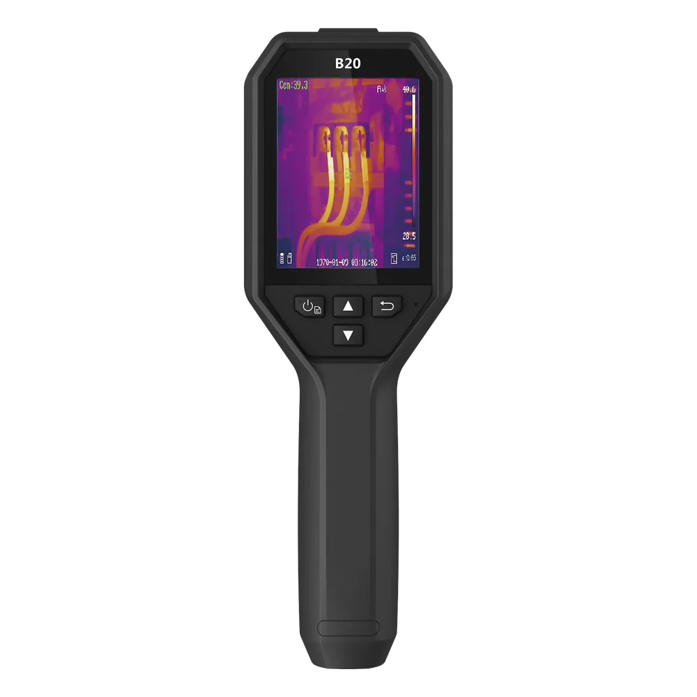B20 - Cámara Termográfica Portátil Dual / Lente Térmico 3.6 mm (256 × 192) / Lente Optico / WiFi / IP54 / Hasta 6 Horas de Funcionamiento Continuo