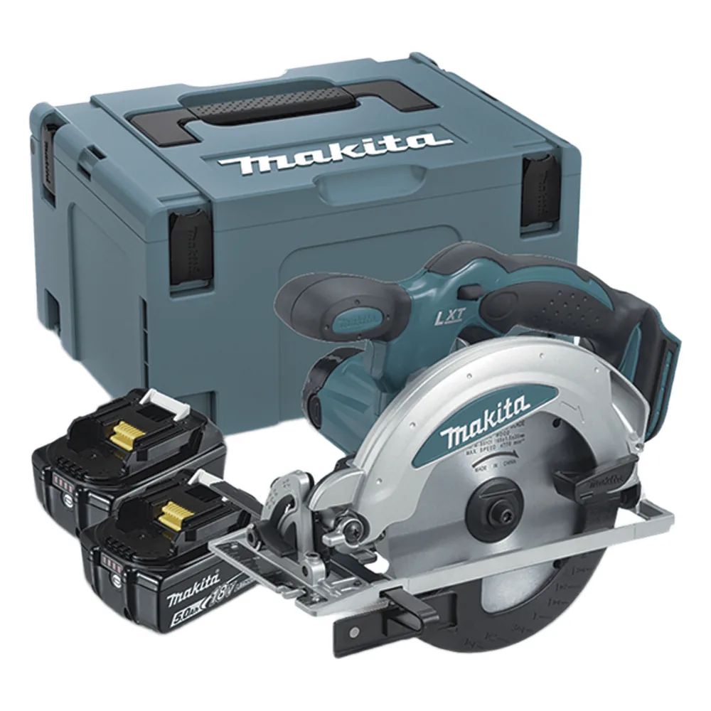 Sierra Circular Inalámbrica de 18V, Diámetro de Disco 6-1/2in, 3700 Rpm , Incluye 2 Baterías Li-Ion de 3.0 Ah, Cargador y Maletín.