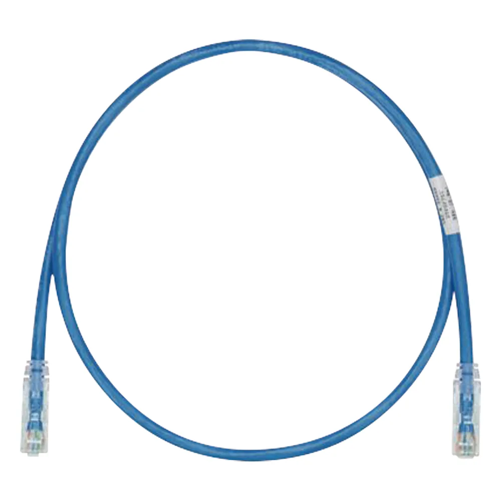 Cable de Parcheo TX6, UTP Cat6, 24 AWG, CM, Color Azul, 2.44 Metros (8 Pies)