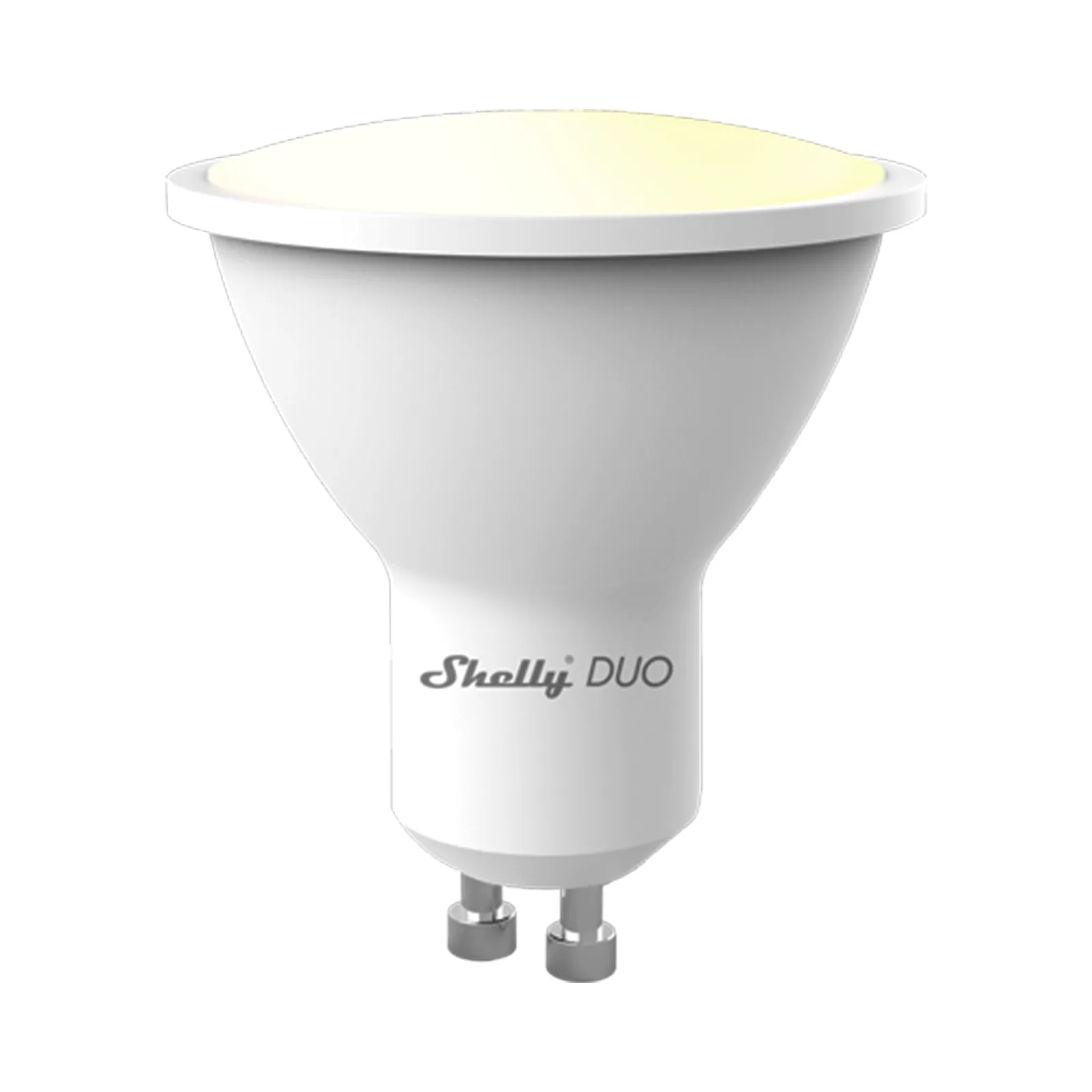 Foco tipo Gu10 inteligente con señal inalámbrica, color dual blanco y cálido, uso de App Shelly. AC 100-240V